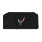 2020-2027 C8 Corvette Lloyd Luxe Frunk Mat - Silver flags (Lloyd 819402)