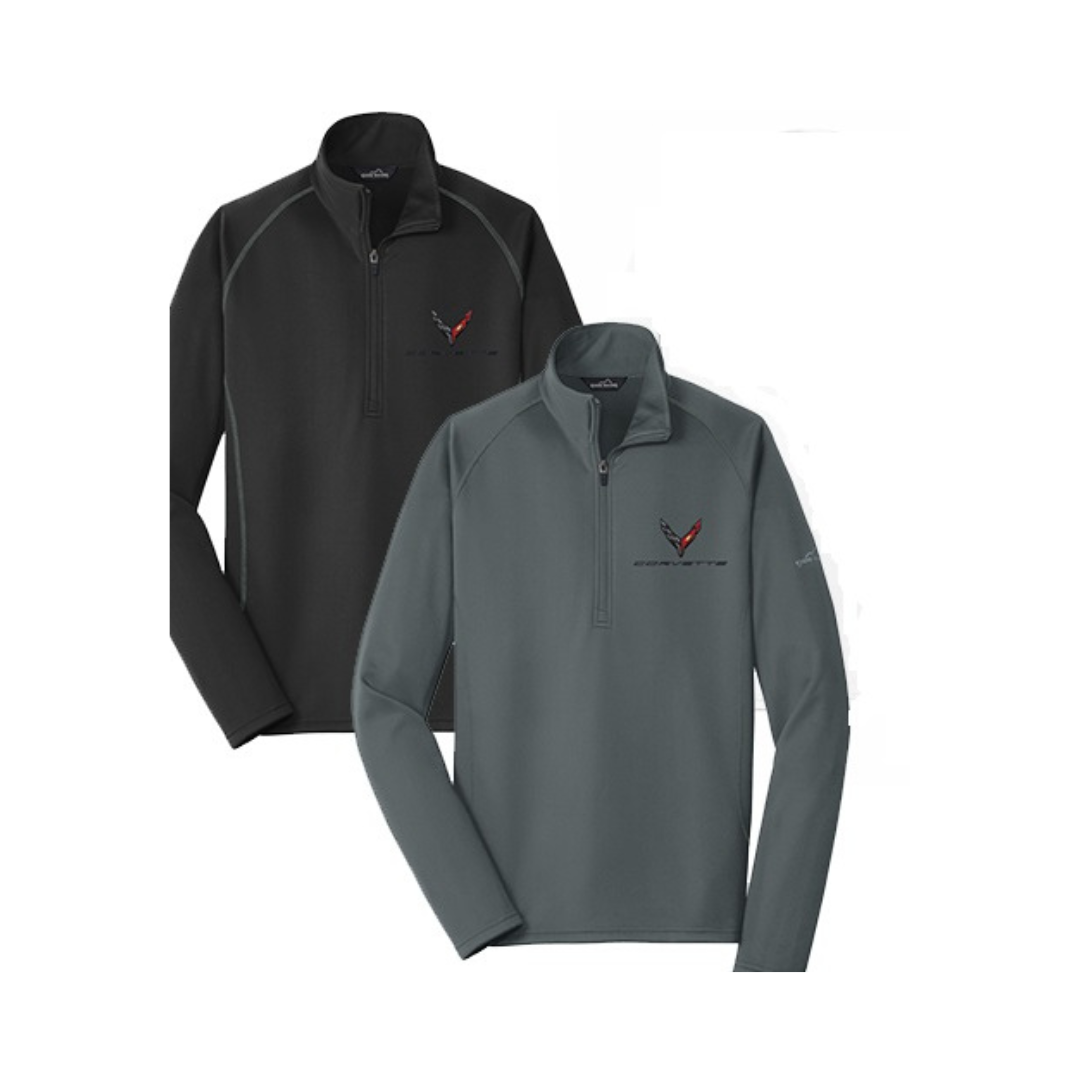 Men's C8 Corvette Eddie Bauer Half Zip Pullover