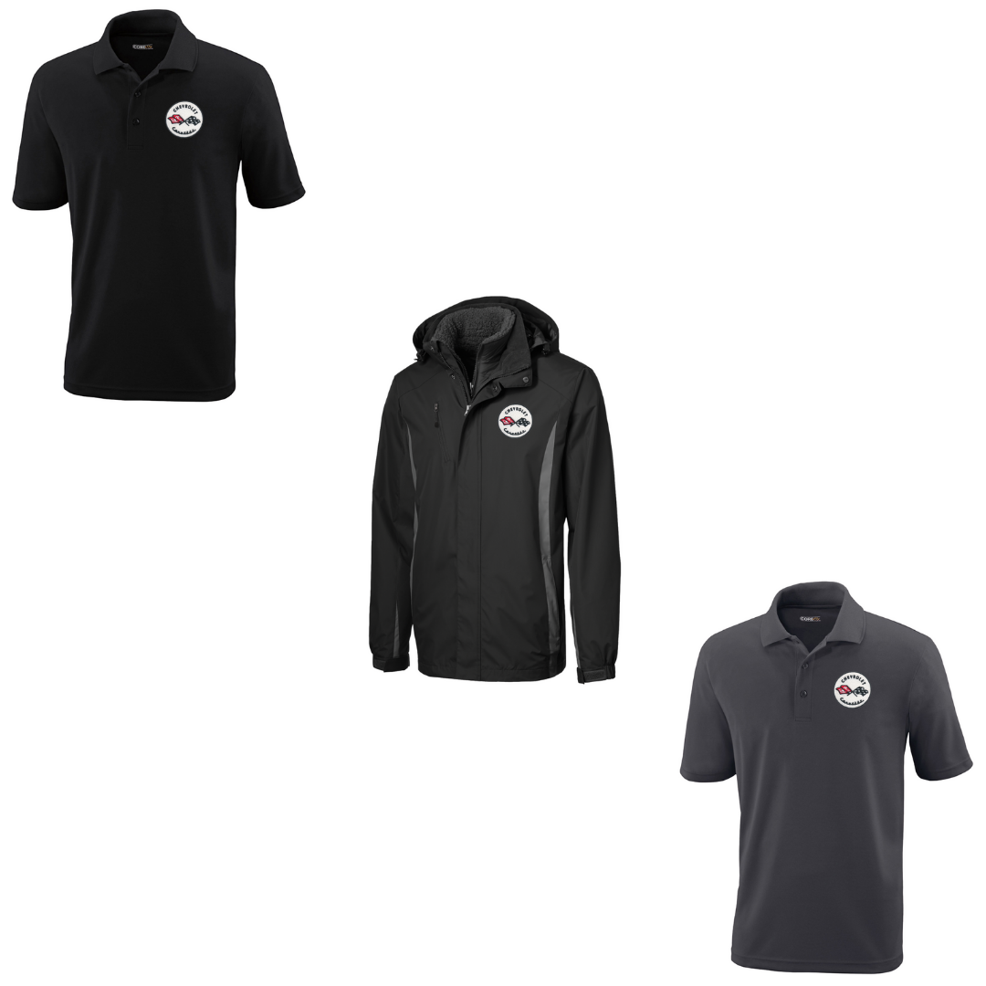 C1 Black Core365 Polo & Colorblock Jacket Bundle