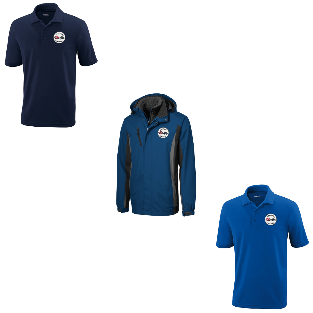C1 Blue Core365 Polo & Colorblock Jacket Bundle