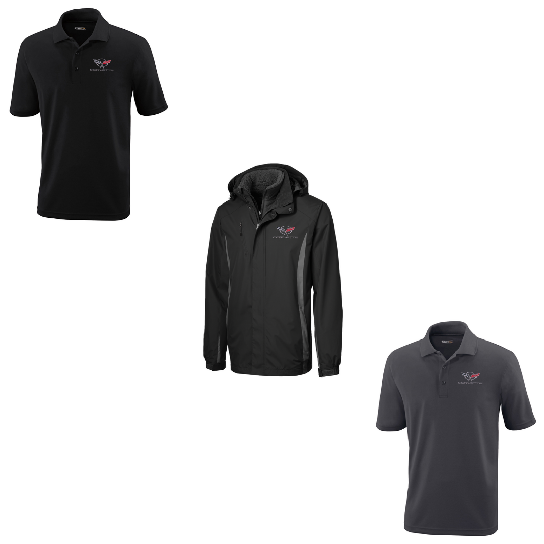 C5 Black Core365 Polo & Colorblock Jacket Bundle