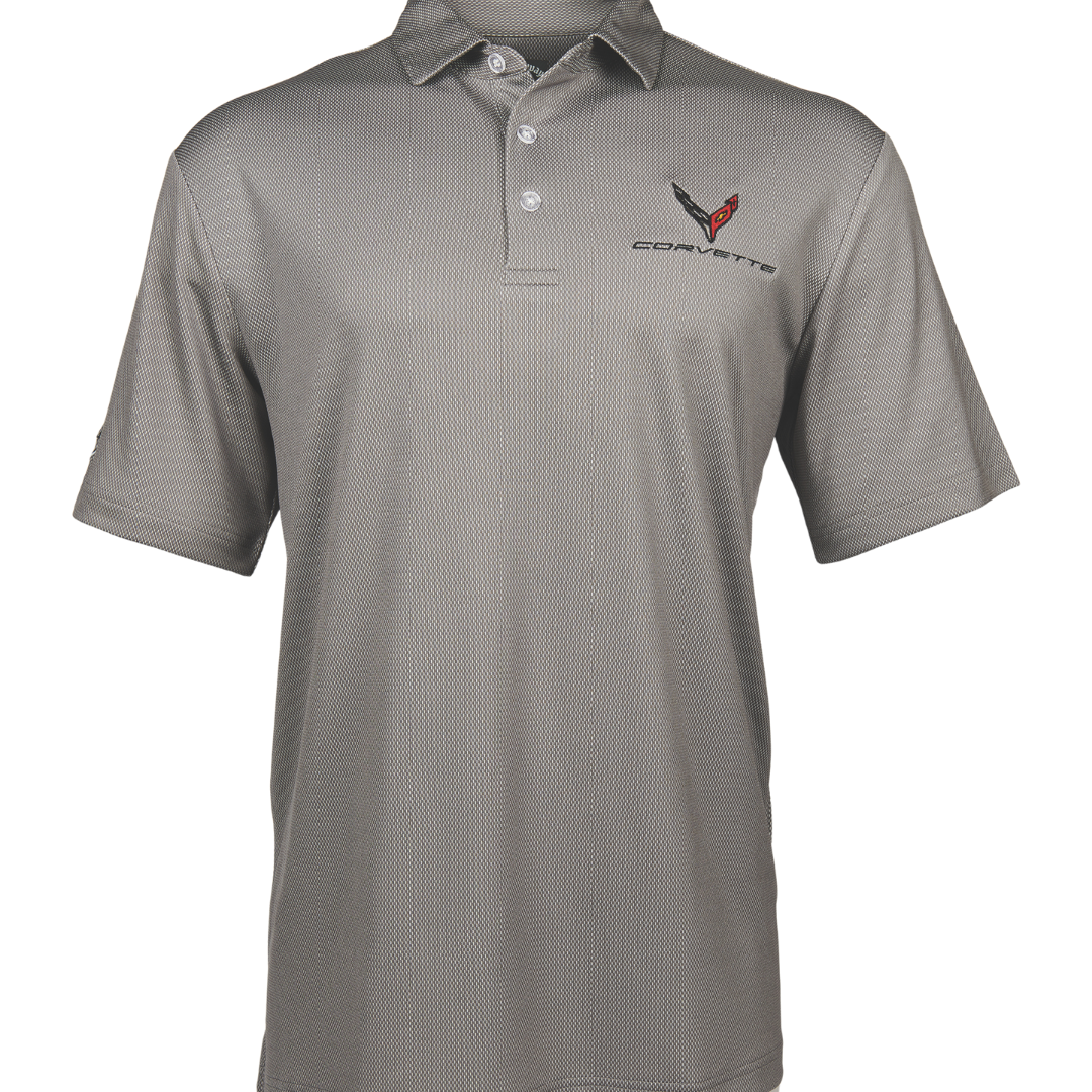 C8 Mens Corvette Birdseye Polo