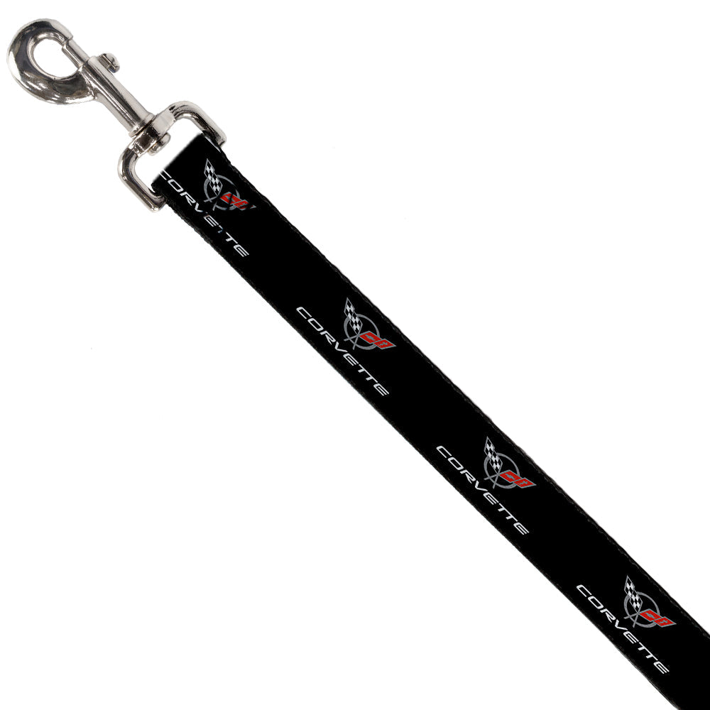 Corvette C5 Crossed Flags - Dog Leash
