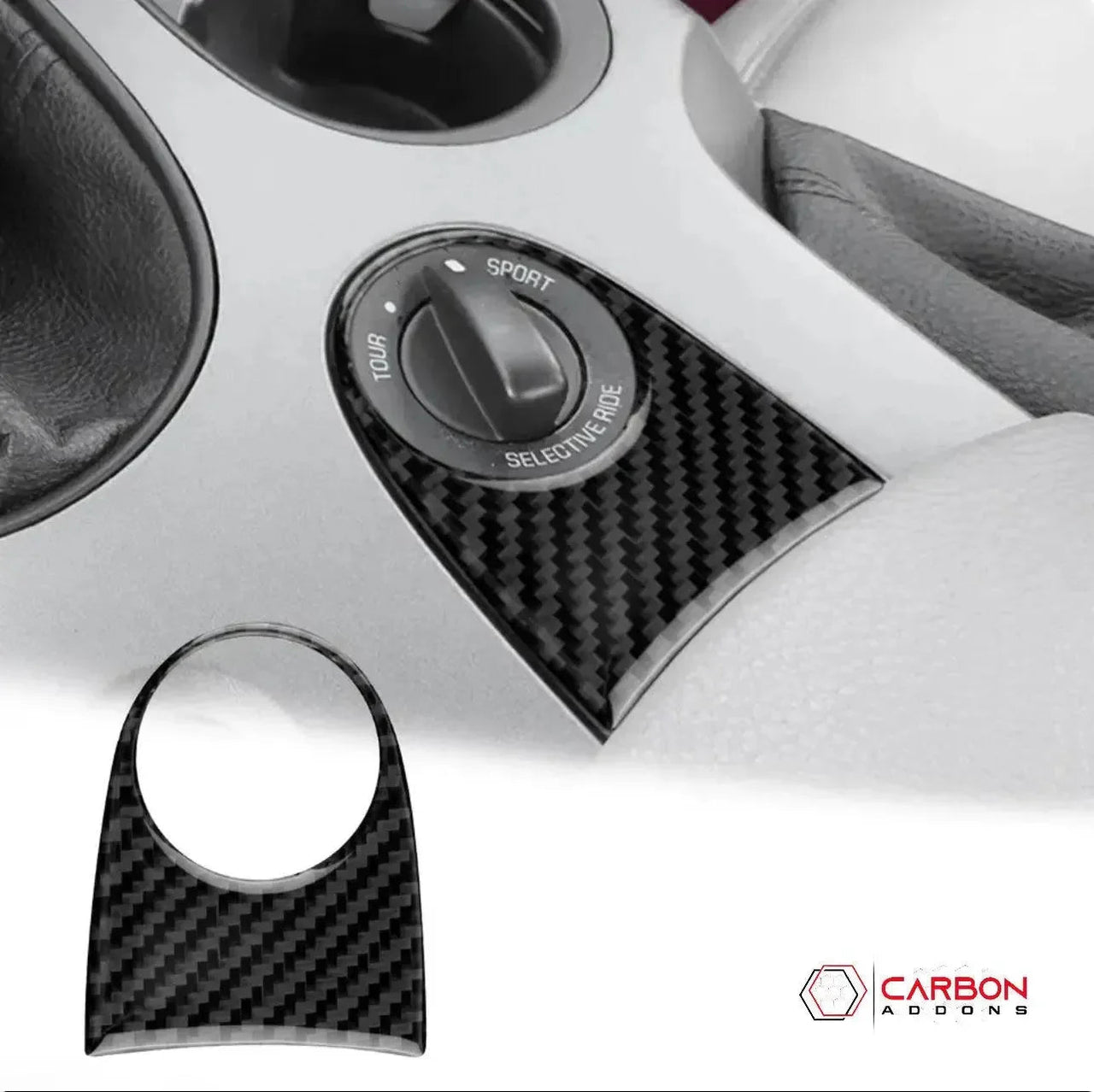 Real Carbon Center Console Trim Overlay | C6 2005-2013 Corvette
