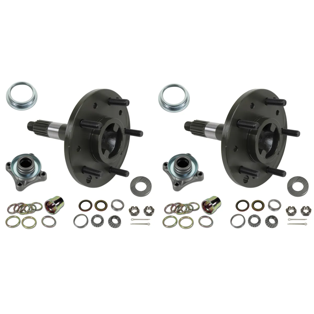 C2-C3 1965-1979 Corvette Rear Spindle Refresh Kit W/New Spindle, Bearings, Shims & Seals - CA