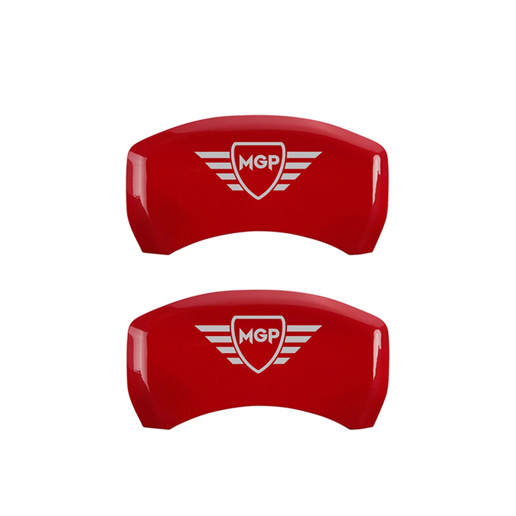 MGP Shield — Digitally Printed, Red - C4 Corvette MGP Brake Caliper Covers