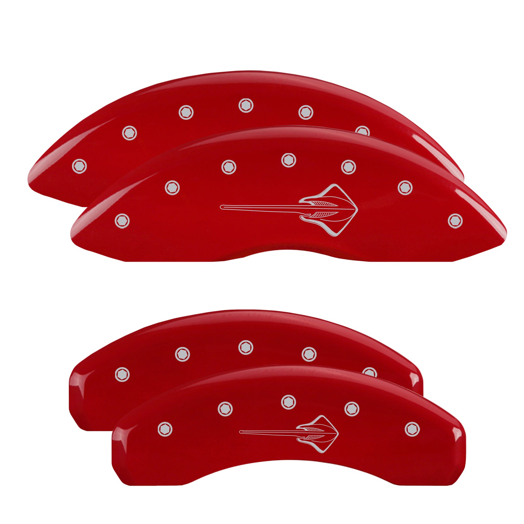 C7 Stingray Emblem, Red - C7 Corvette Grand Sport MGP Brake Caliper Covers