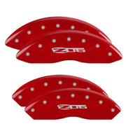 Z06, Red - C8 Corvette 4-Piece MGP Brake Caliper Covers