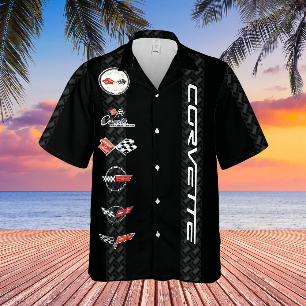 Corvette Blackout 2-Pack – C4 Black & Generations Midnight Hawaiian Shirts
