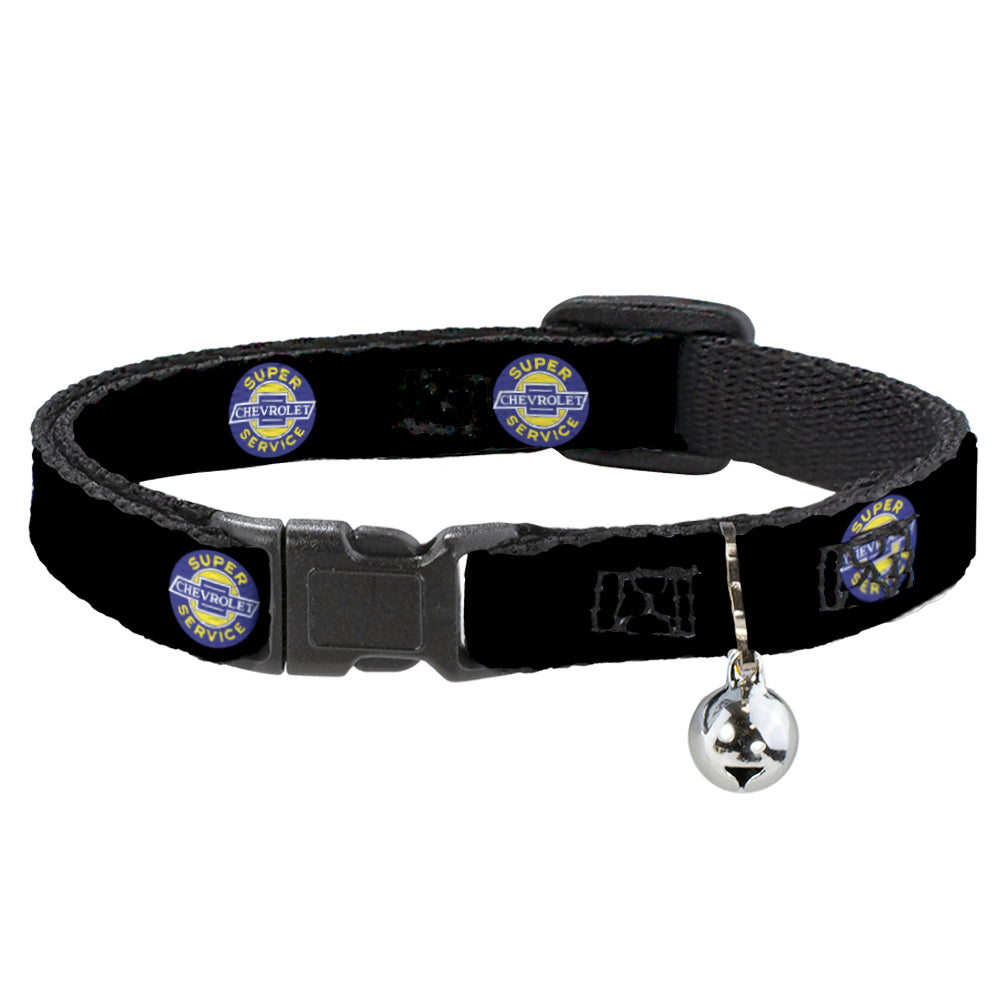 Chevrolet Super Service Logo Black Cat Collar Breakaway