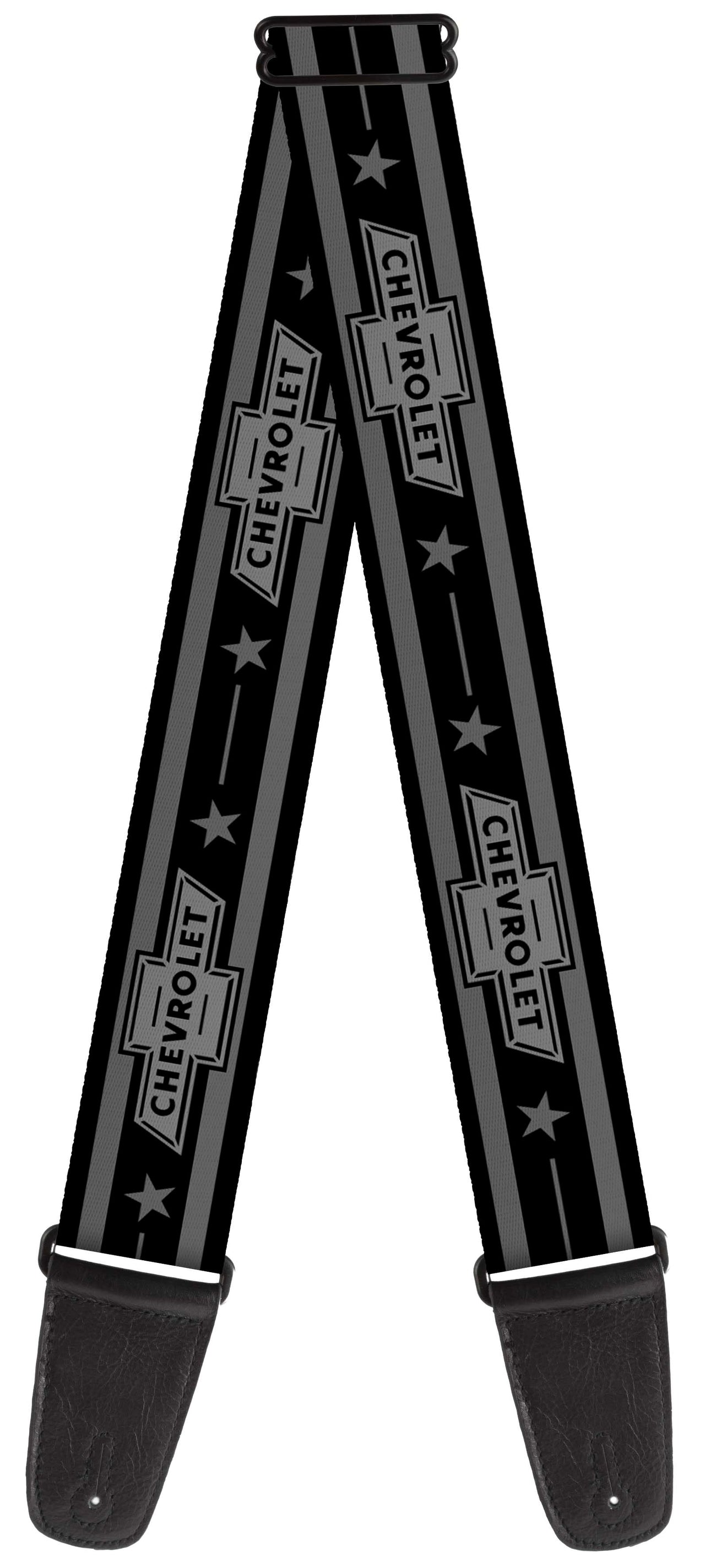 Vintage Chevrolet 1934 Bowtie Logo Stars & Stripe Guitar Strap