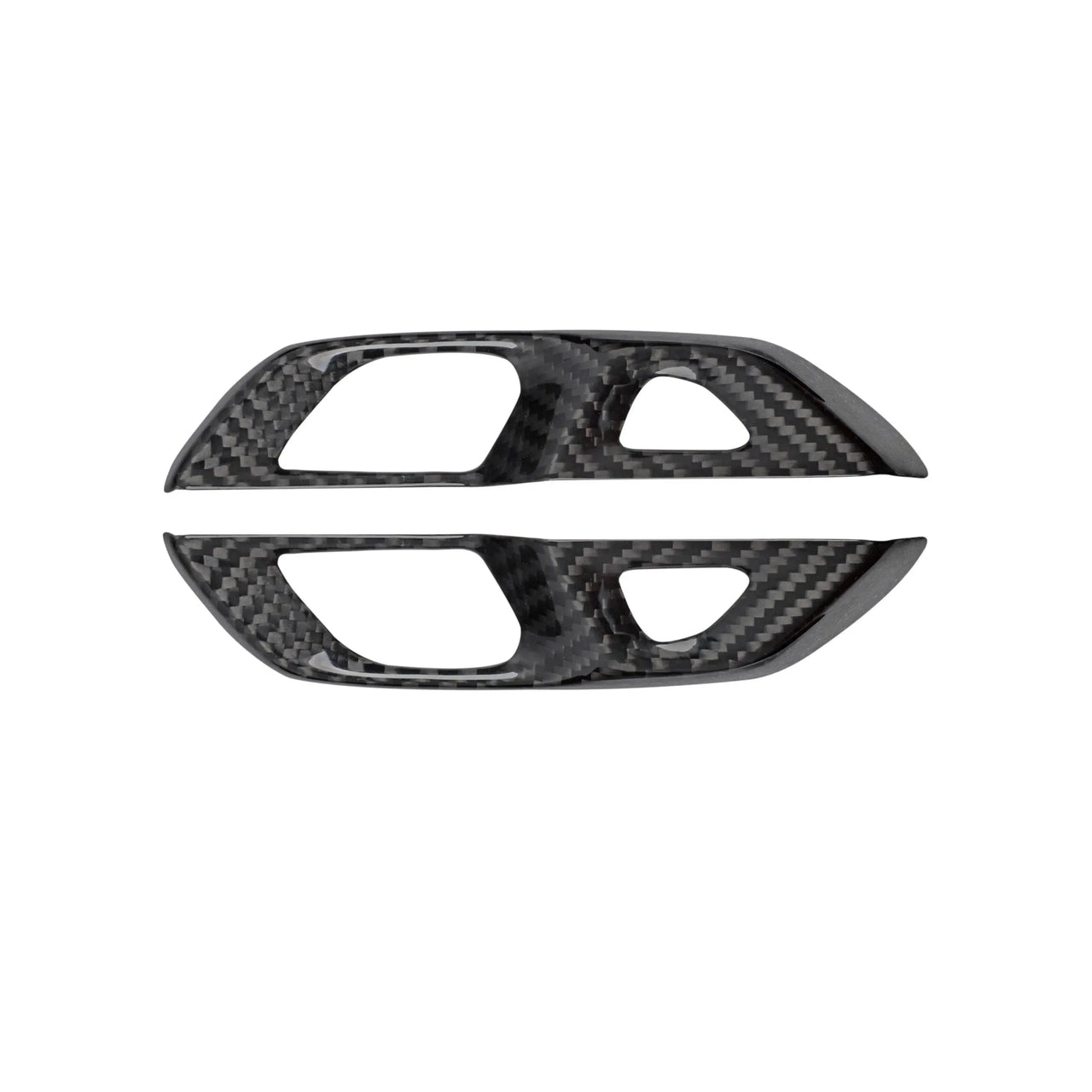 C8 Corvette Real Carbon Fiber Door Lock Trim Covers | Interior Upgrade (2020–2026)