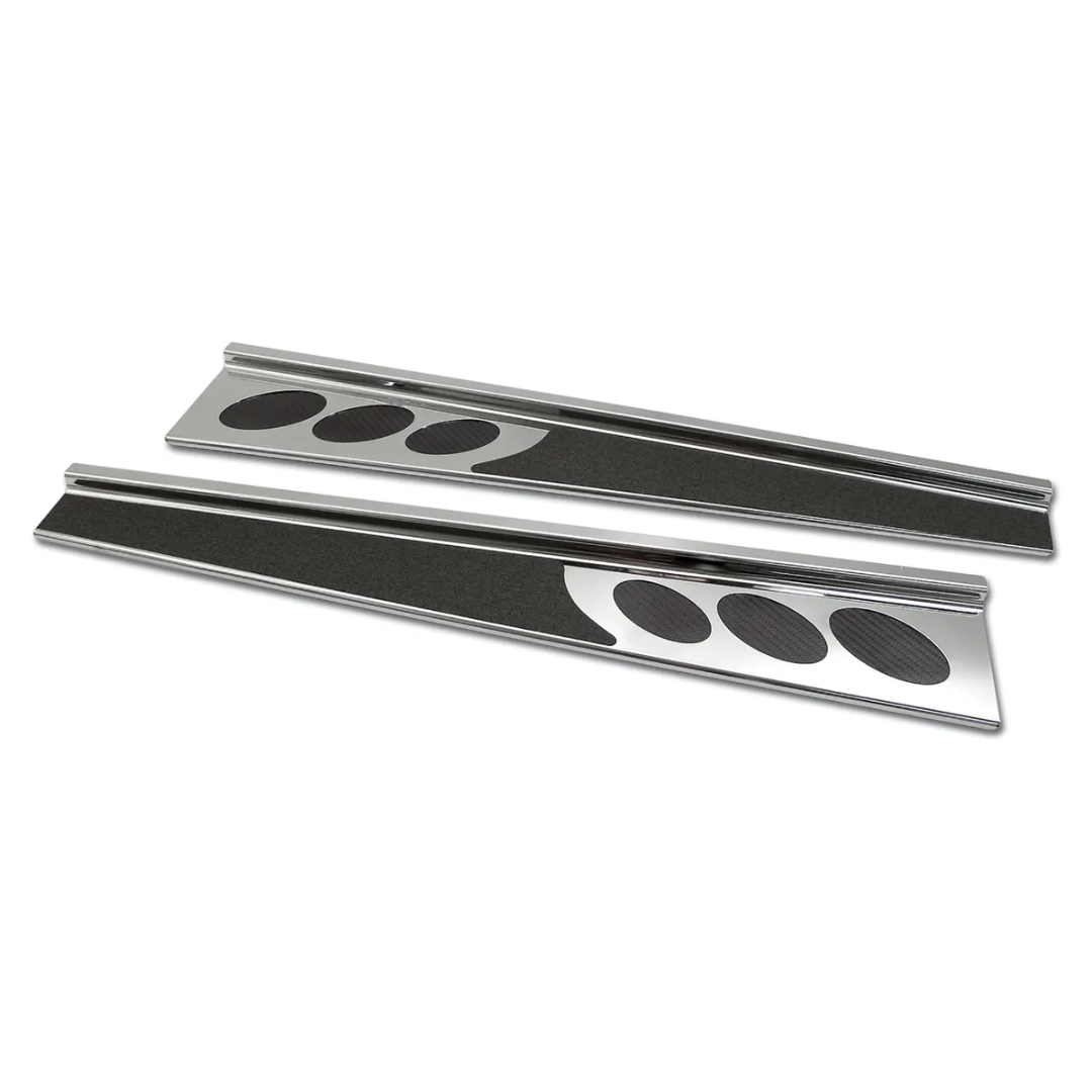 C5 1997-2004 Corvette Sill Covers Imperial Black Matte - CA