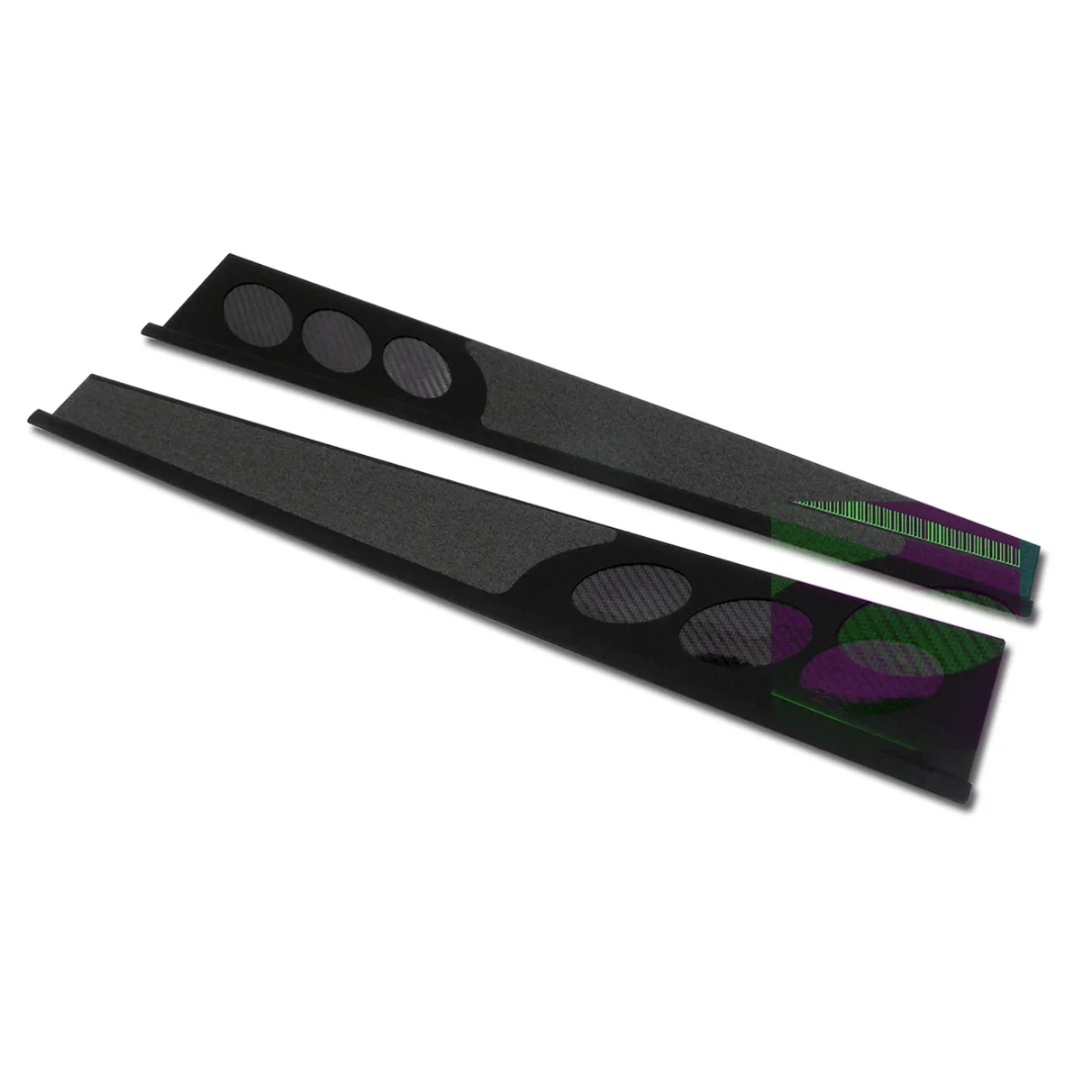 C5 1997-2004 Corvette Sill Covers Imperial Black Matte - CA