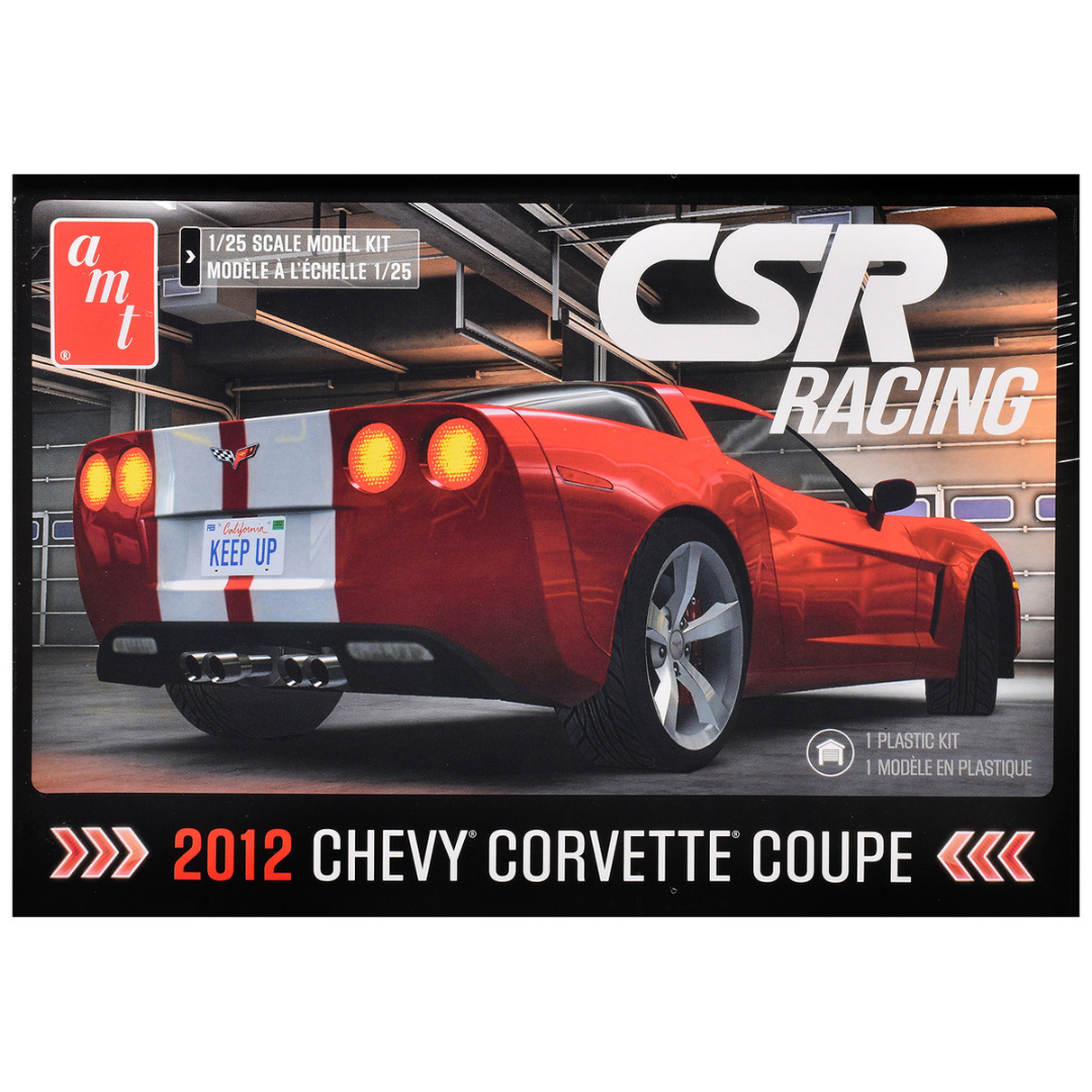 Skill 2 Model Kit of 2012 Chevrolet Corvette Coupe "CSR Racing" 1/25 Scale Model