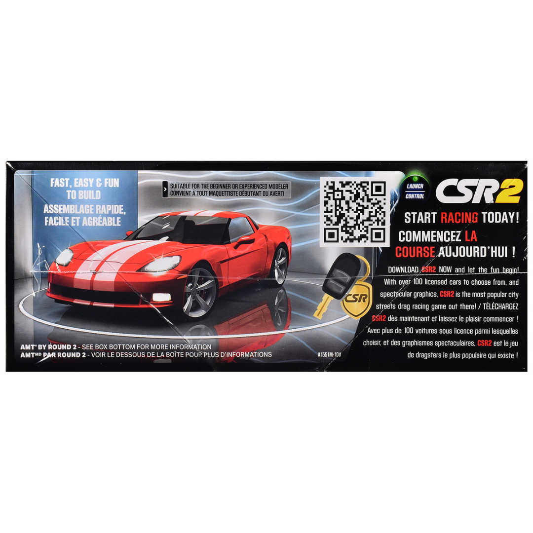 Skill 2 Model Kit of 2012 Chevrolet Corvette Coupe "CSR Racing" 1/25 Scale Model