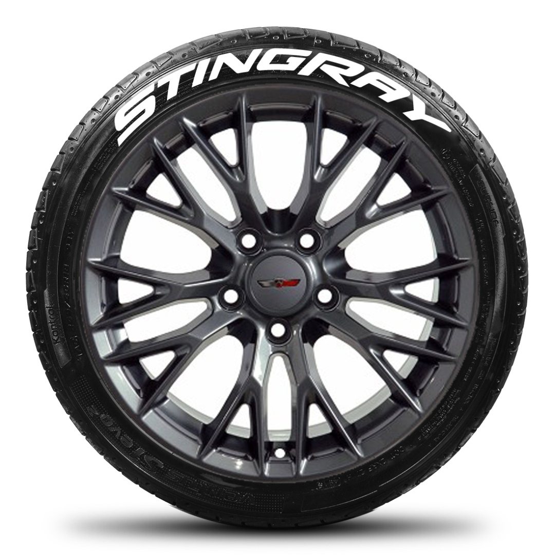 Stingray Tire Stickers - 4 OF EACH - 17"-18" - 1.25"