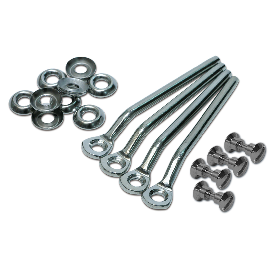 1958-1967 Corvette Sunvisor Hardware Kit - CA