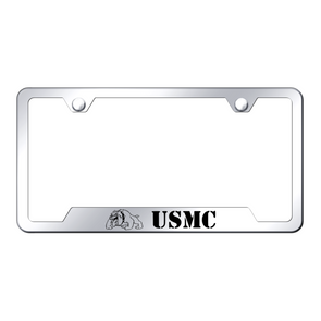usmc-bulldog-cut-out-frame-laser-etched-mirrored-44617-corvette-store-online