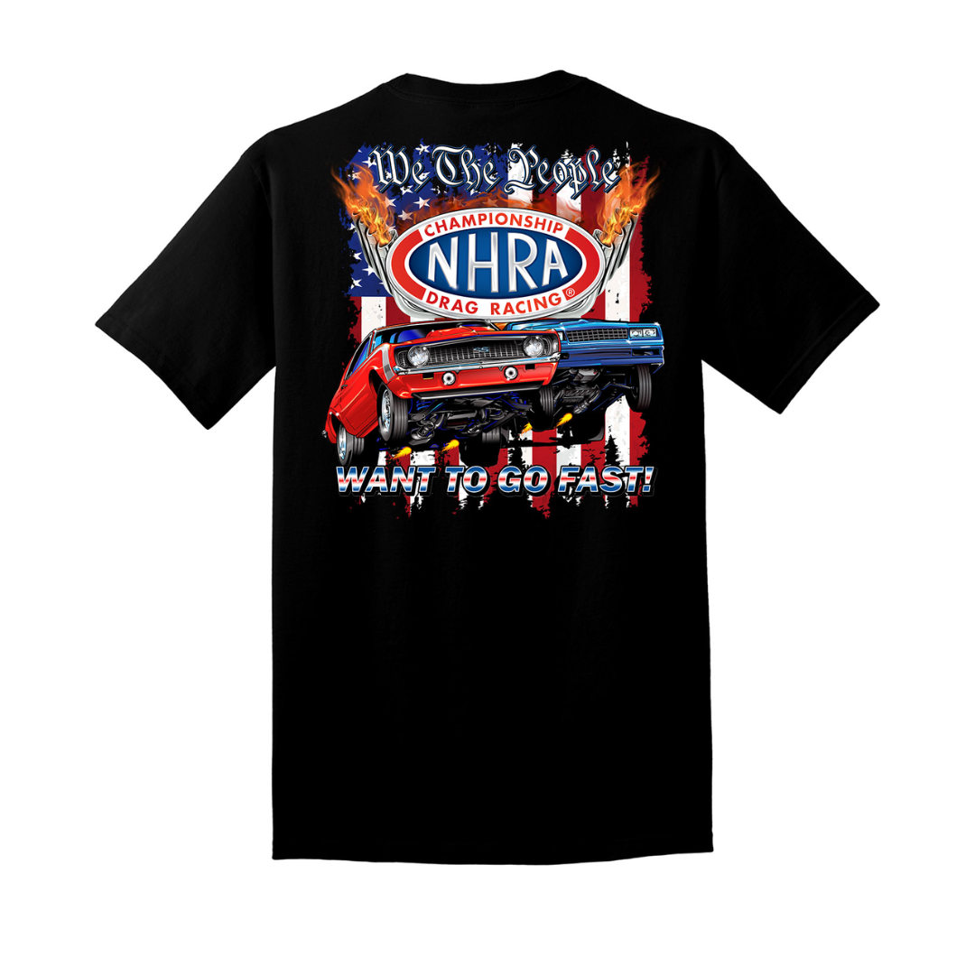 We The People American Flag NHRA T-Shirt