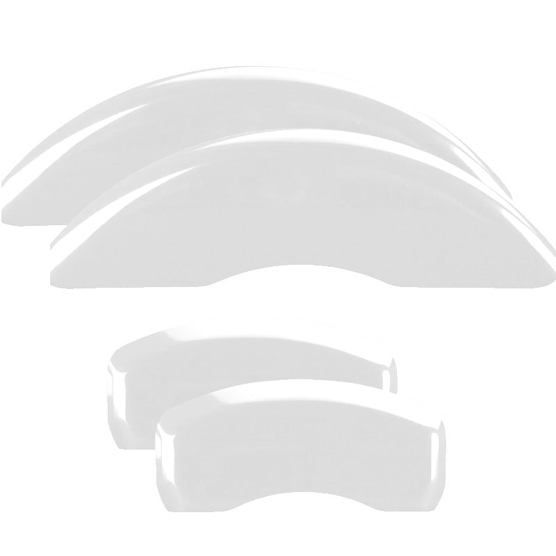 Classic — No Engraving, White - C4 Corvette MGP Brake Caliper Covers