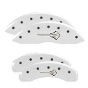 C7 Stingray Emblem, White - C7 Corvette Stingray MGP Brake Caliper Covers