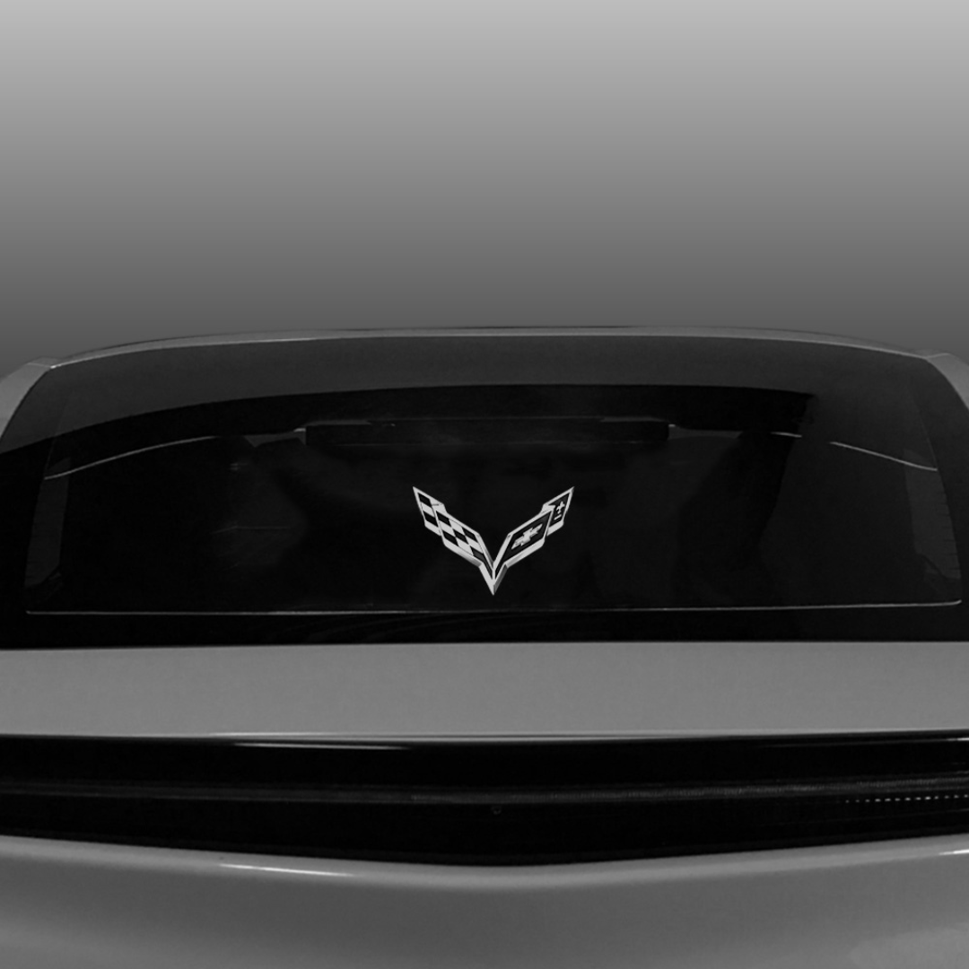 C7 2014-2019 Corvette Targa Top / Coupe Wind Restrictor Glow Plate - Plain Only