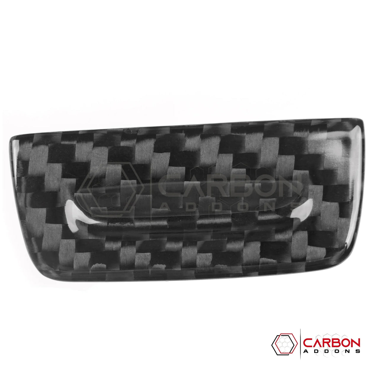 C8 Corvette Glove Box Switch Cover – Real Dry Carbon Fiber (Stingray / Z06 / E-Ray / ZR1, 2020-2026)