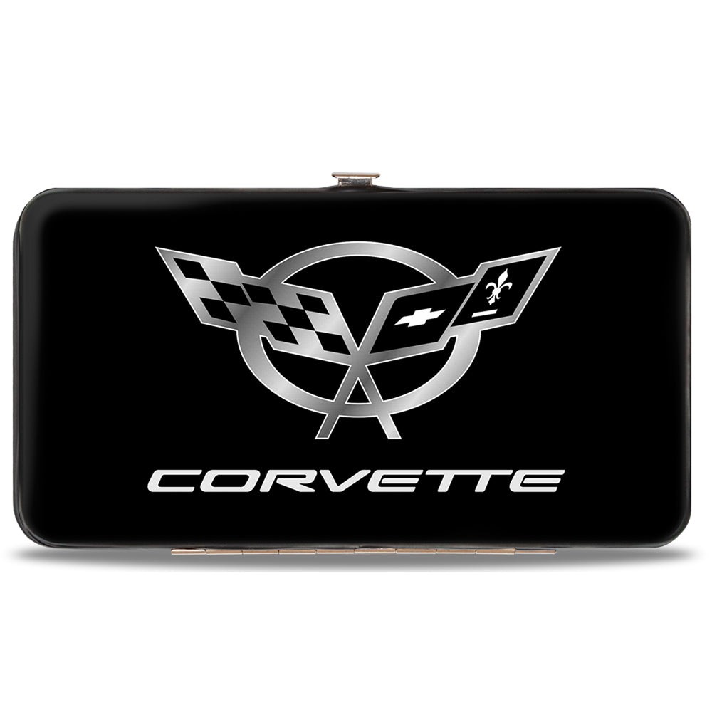 Corvette C5 Crossed Flags - Hinged Wallet