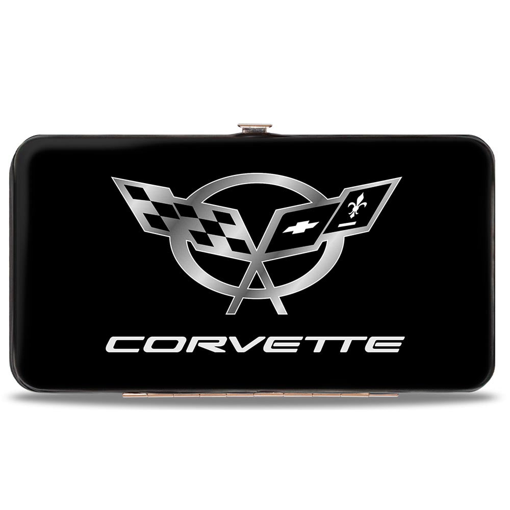 Corvette C5 Crossed Flags - Hinged Wallet