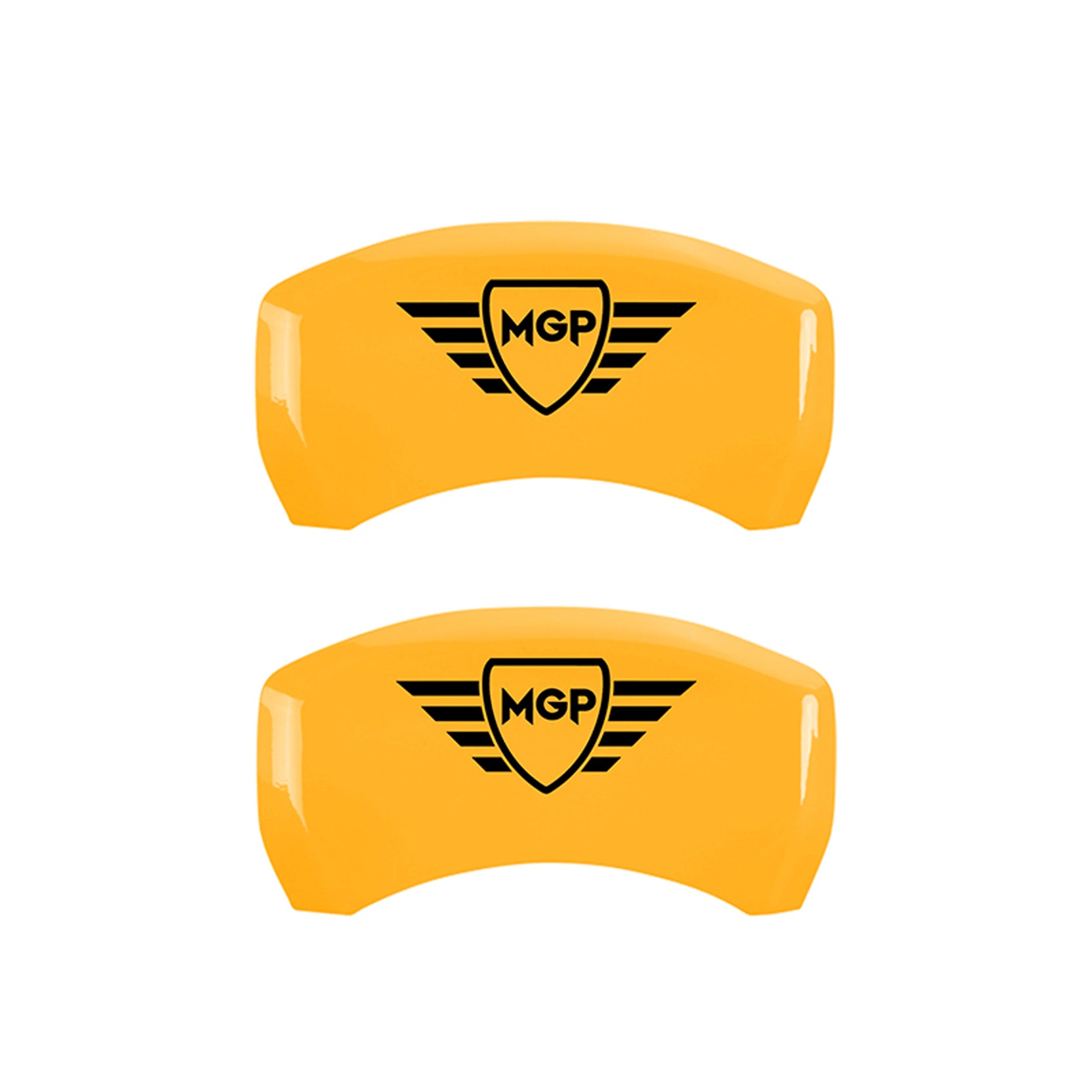 MGP Shield — Digitally Printed, Yellow - C4 Corvette MGP Brake Caliper Covers