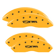 Z06, Yellow - C8 Corvette 4-Piece MGP Brake Caliper Covers