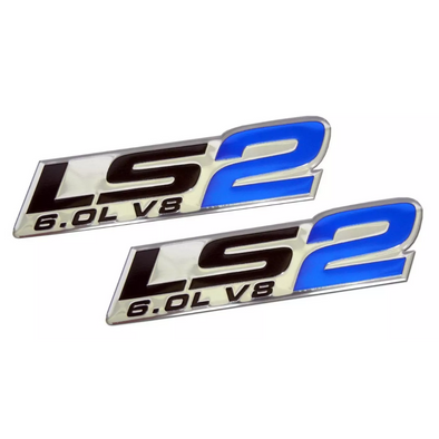 C6 2005-2013 Corvette ZR1 Style Aluminum Badges/Engine Plate Emblems