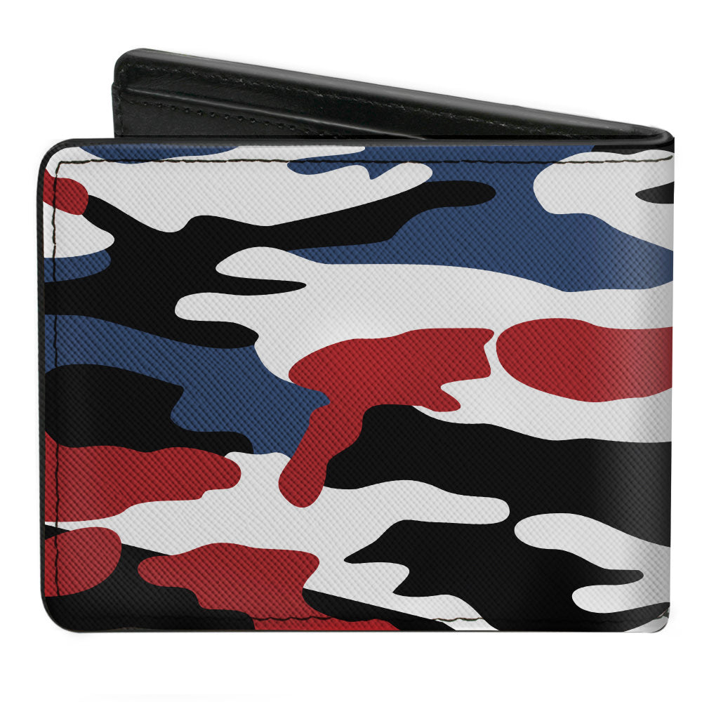 Chevrolet Bowtie Americana Camo Red White & Blue Bi-Fold Wallet