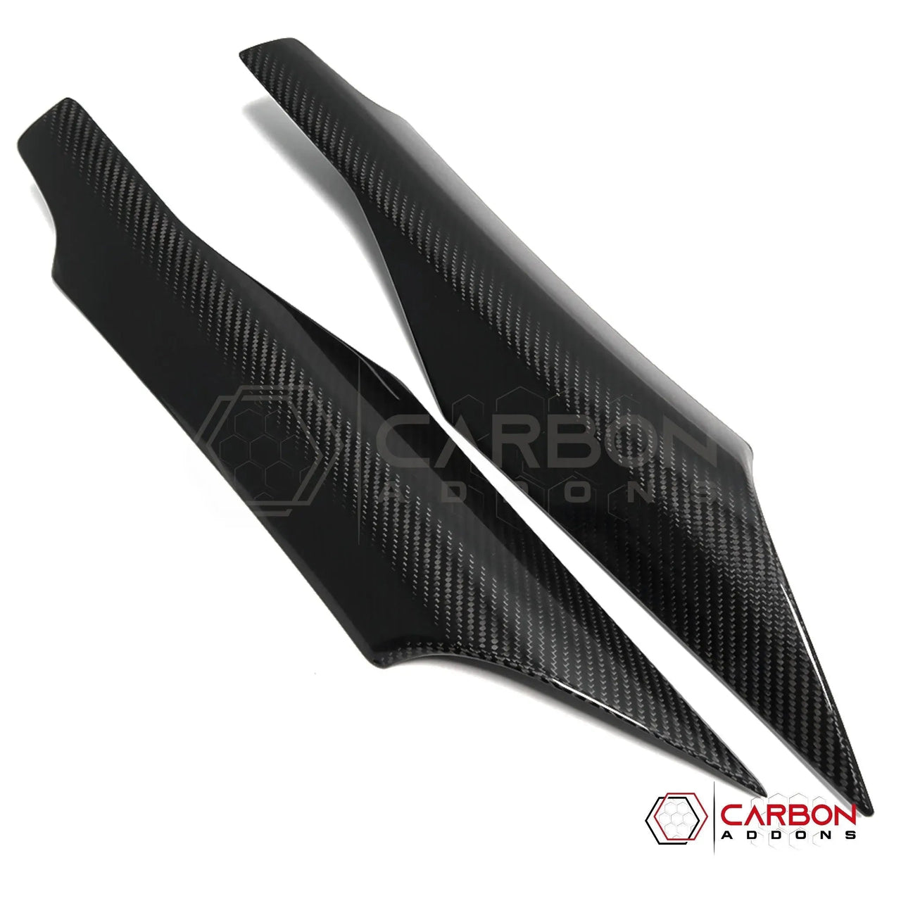 C8 Corvette Carbon Fiber Door Speaker Upper Trim Cover