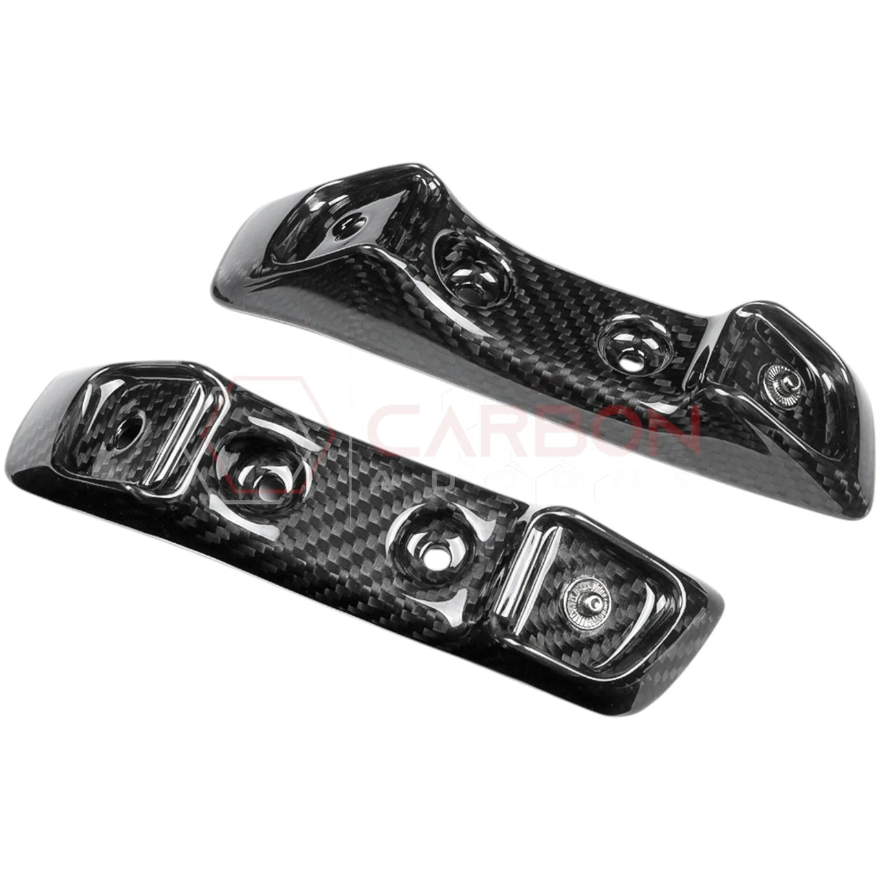 C8 Corvette Real Carbon Fiber Seat Belt Holder Buckle Replacements | GT2 & Competition Sport Seats (2020–Present)