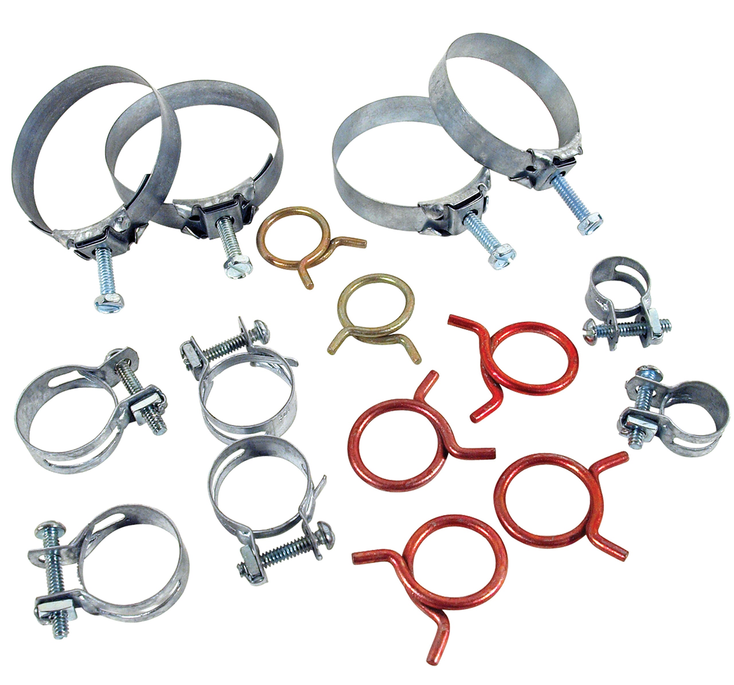 1963-1967 Corvette Hose Clamp Kit 327 High Performance W/O Air Conditioning