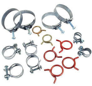1963-1967 Corvette Hose Clamp Kit 327 High Performance W/O Air Conditioning