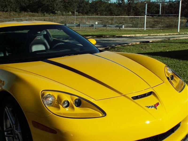 C6 Corvette Outer Hood Graphic Fade | 2005-2013 - [Corvette Store Online]