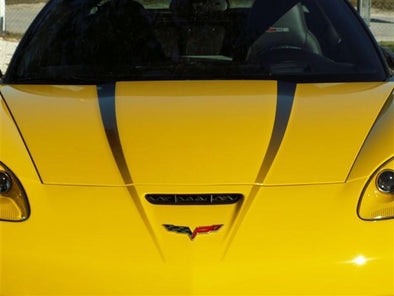 C6 Corvette Outer Hood Graphic Fade | 2005-2013 - [Corvette Store Online]