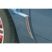 C6 Z06/GS/ZR1 Corvette | Rear Side Vent Grilles | Laser Mesh | 2 pc - [Corvette Store Online]
