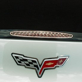 C6 Corvette | 5th Brake Light | Grille Laser Mesh | Polished - [Corvette Store Online]