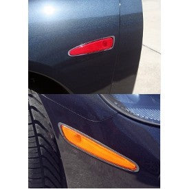 C6 Corvette | Side Marker Light Bezels | Polished | 4 pc | 2006-2013 - [Corvette Store Online]