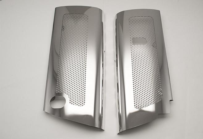 C6 Corvette | Fuel Rail Covers | Replacement Style w/Cap | Perforated | 2008-2012 - [Corvette Store Online]