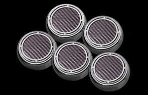 C5/C6 Corvette Engine Fluid Cap Cover 5Pc Slotted Set - [Corvette Store Online]