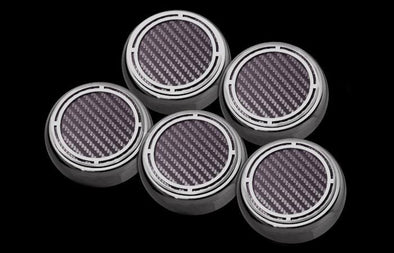 C5/C6 Corvette Engine Fluid Cap Cover 5Pc Slotted Set - [Corvette Store Online]