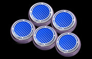 C5/C6 Corvette Engine Fluid Cap Cover 5Pc Slotted Set - [Corvette Store Online]