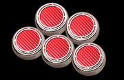 C5/C6 Corvette Engine Fluid Cap Cover 5Pc Slotted Set - [Corvette Store Online]