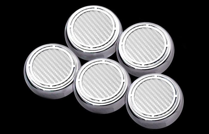 C5/C6 Corvette Engine Fluid Cap Cover 5Pc Slotted Set - [Corvette Store Online]