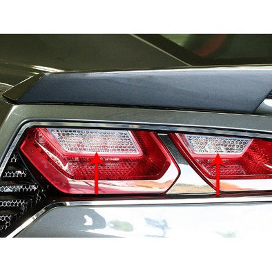 C7 Corvette | 4pc Matrix Series | Back-Up Light Grilles - [Corvette Store Online]